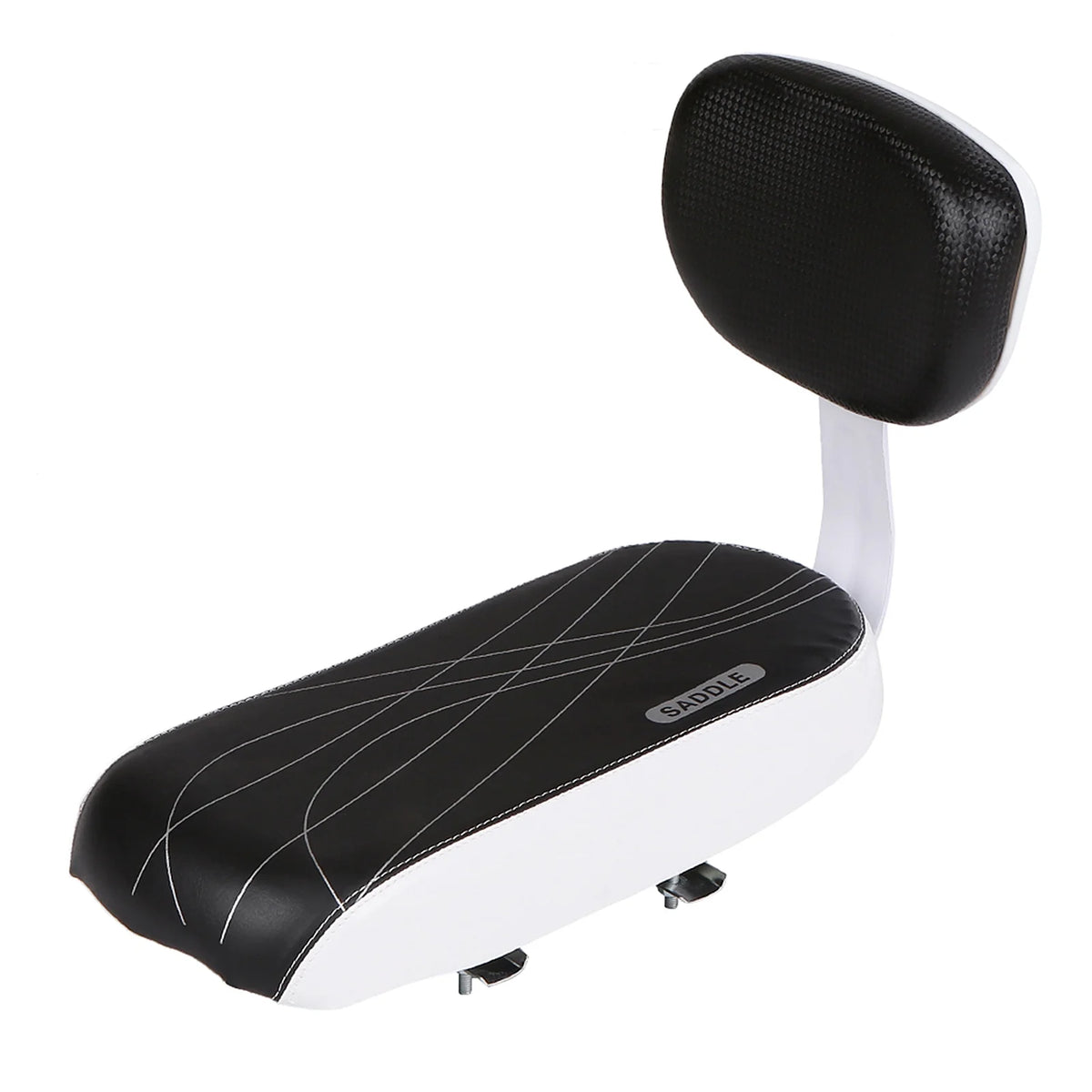Soft Cushion Rear Bike Seat in PU Leather with Backrest M283293