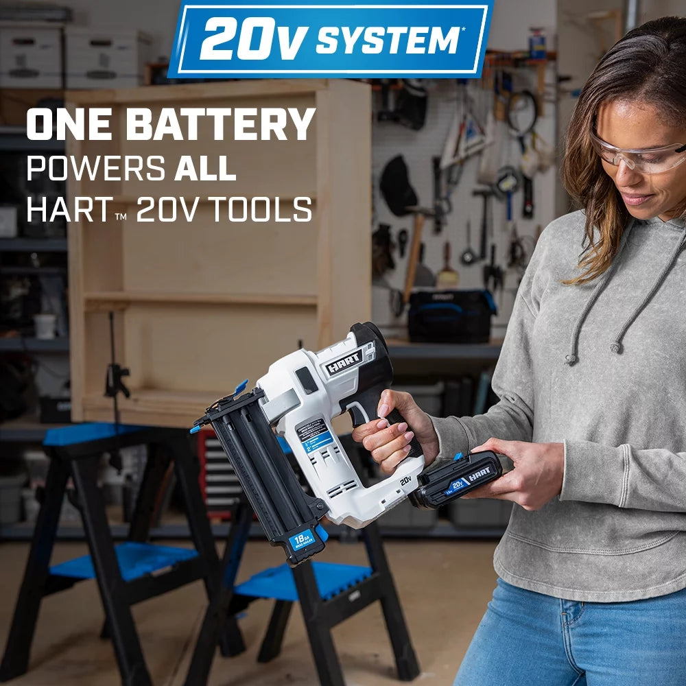 20-Volt 18-Gauge Battery-Powered Brad Nailer Kit P932438