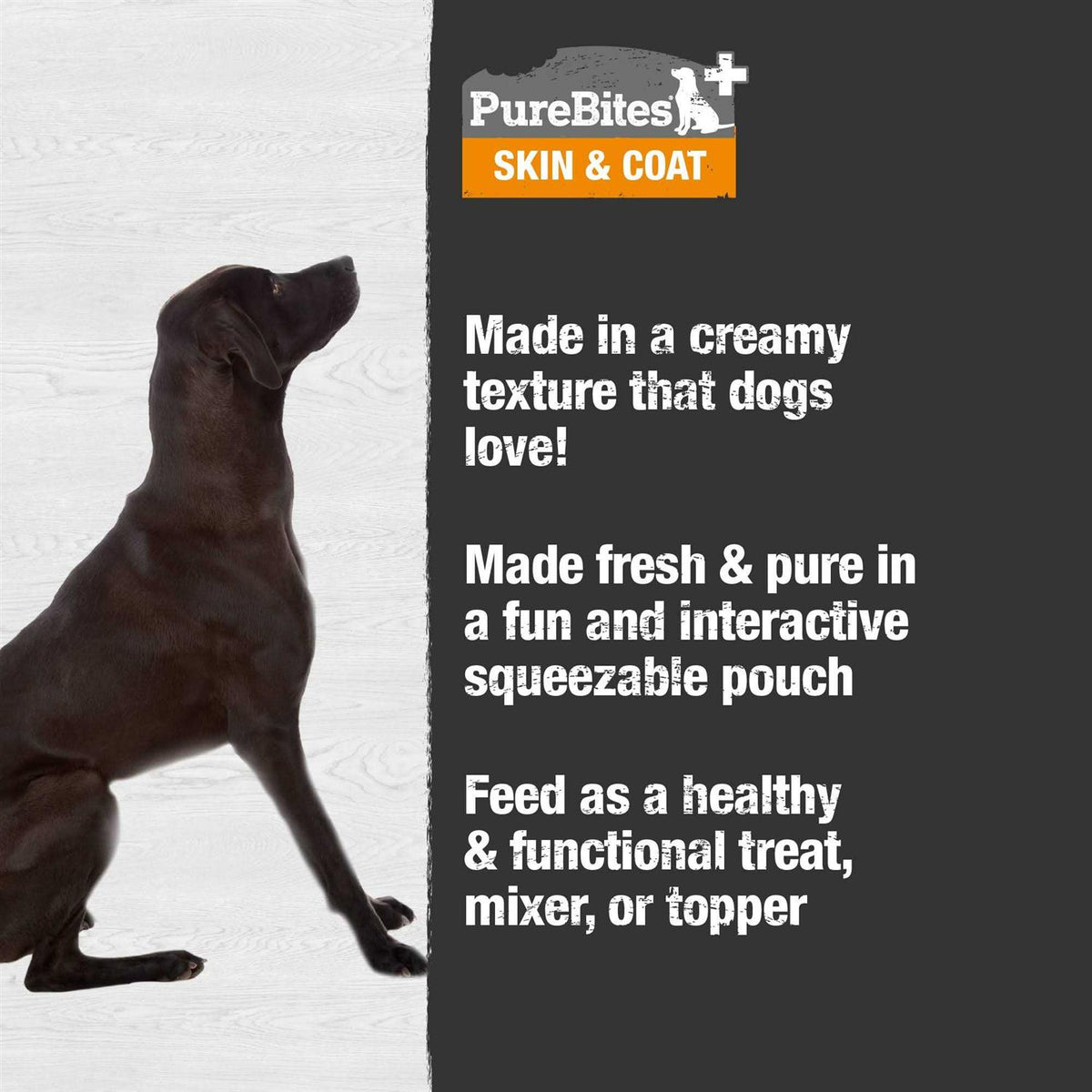 Squeezables Dog Treat Topper Skin & Coat W146469