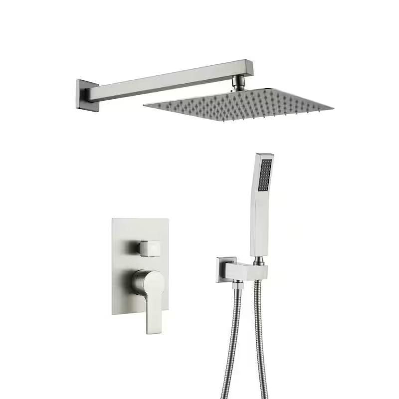 10 in. Wall Mount Dual Shower Heads with 2.5 GPM B40498