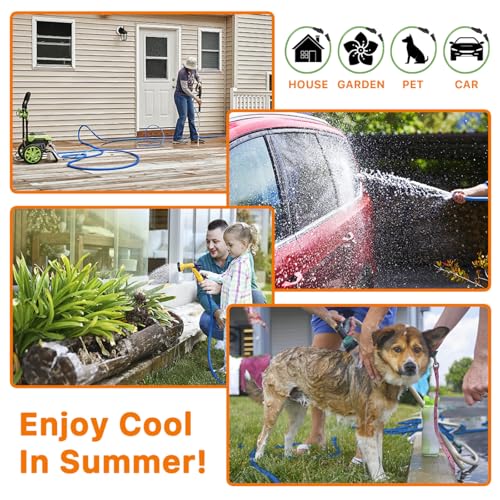 75ft Pliable Garden Hose with 3/4" Fittings U6010
