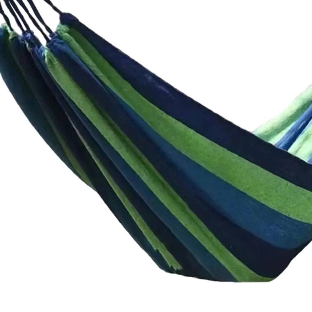Blue Canvas Camping Hammock 190x80cm S21872