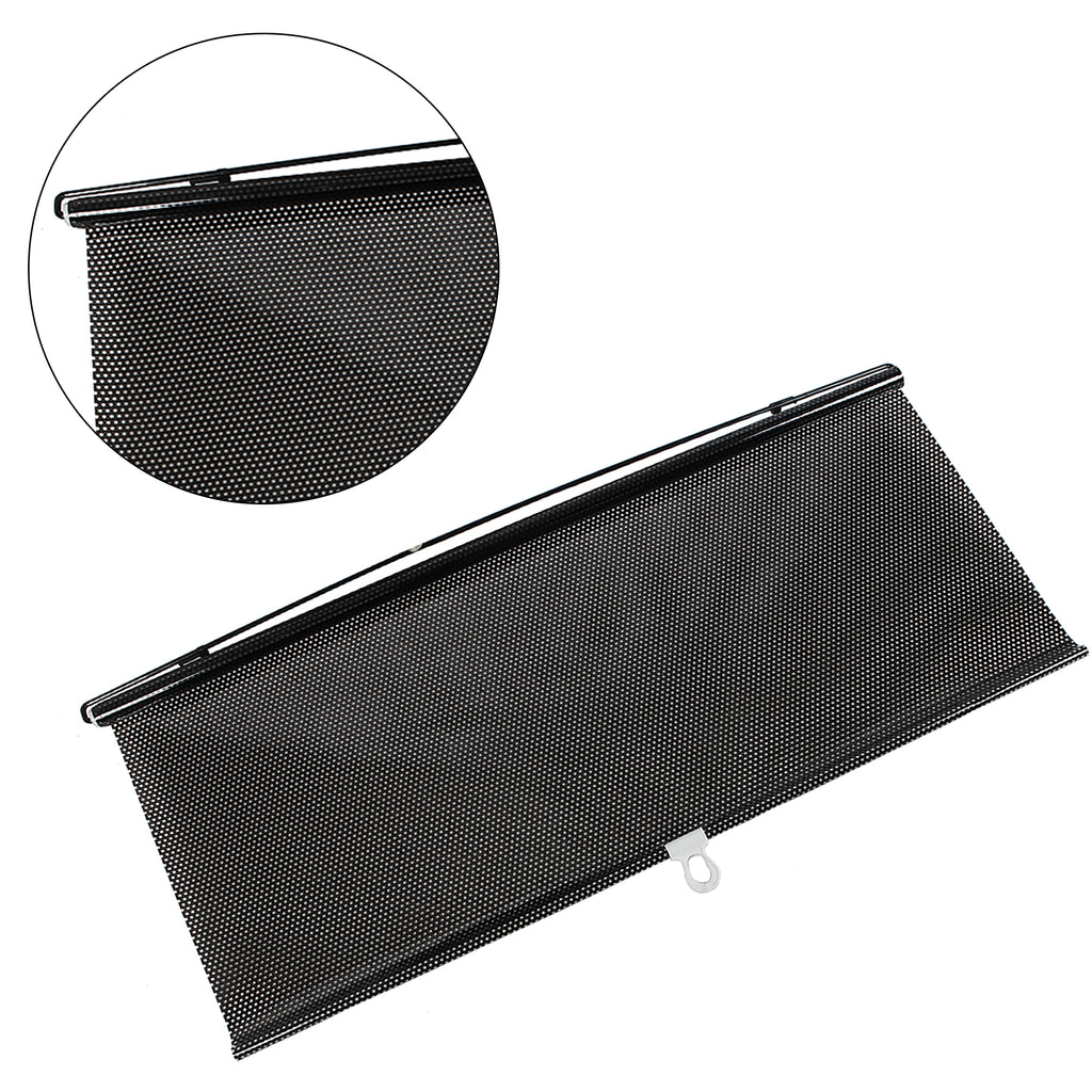 Black PVC Car Sunshade 48.43"x22.05" 1Pc V705