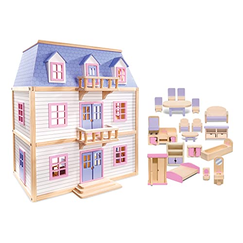 Wooden Multi-Level Dollhouse P54315