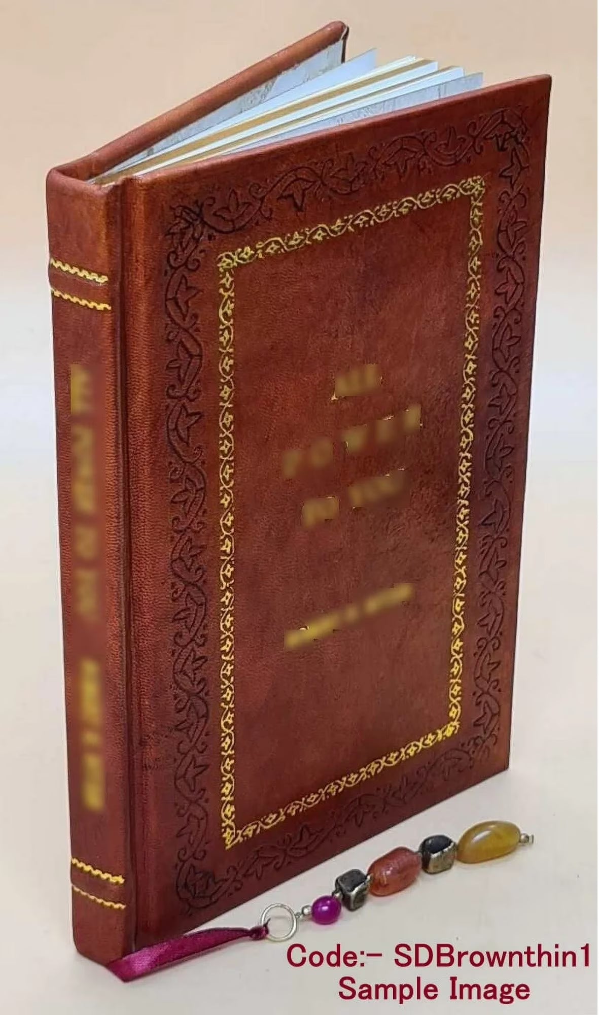 Premium Leather Bound Book A369