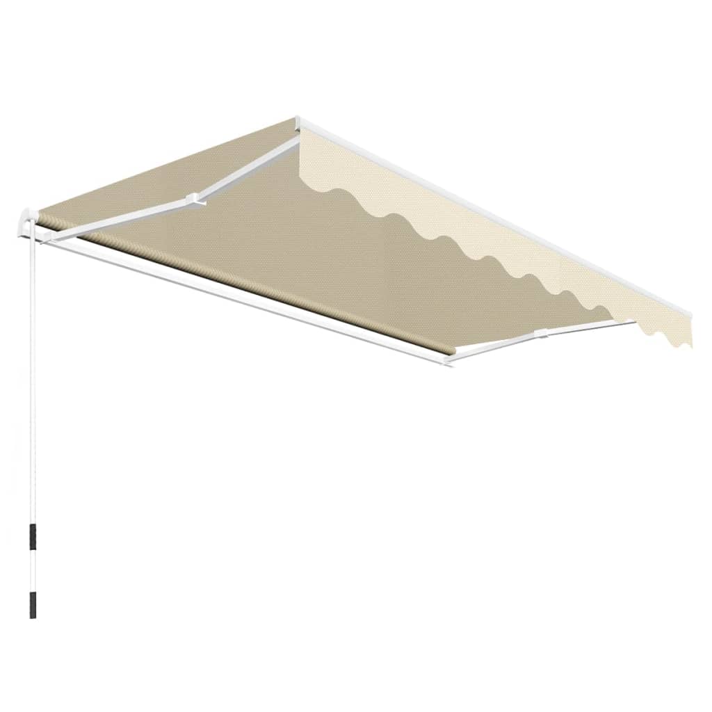 Folding Awning Manual Operated 118.1" Cream L54757