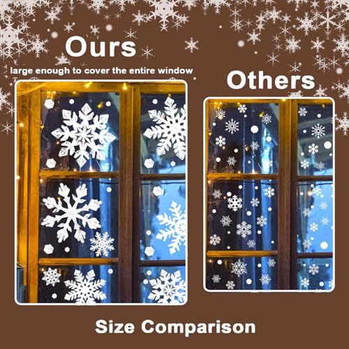 Extra Large Snowflake Window Clings H227