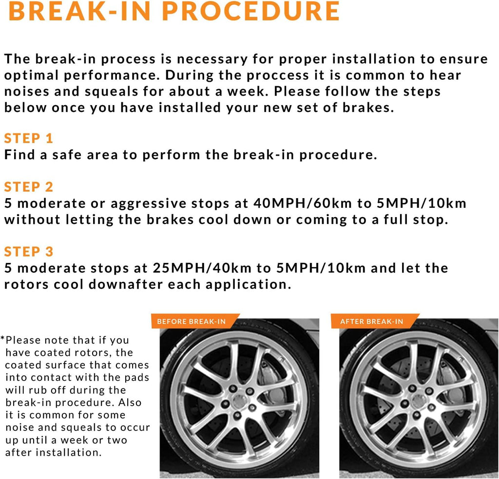 Max Brakes Geomet OE Rotors with Carbon Metallic Pads Q637764
