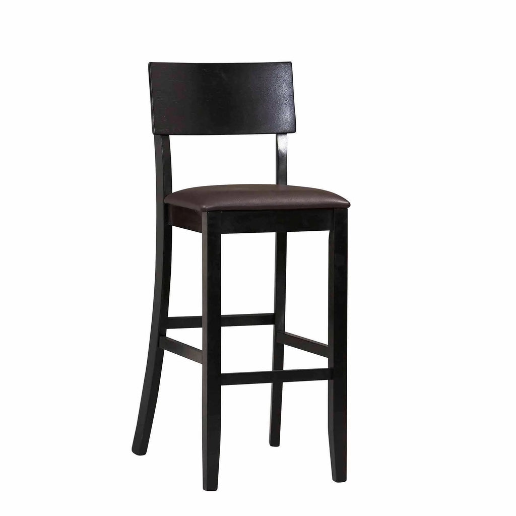 Black 30" Wood Bar Stool R23973