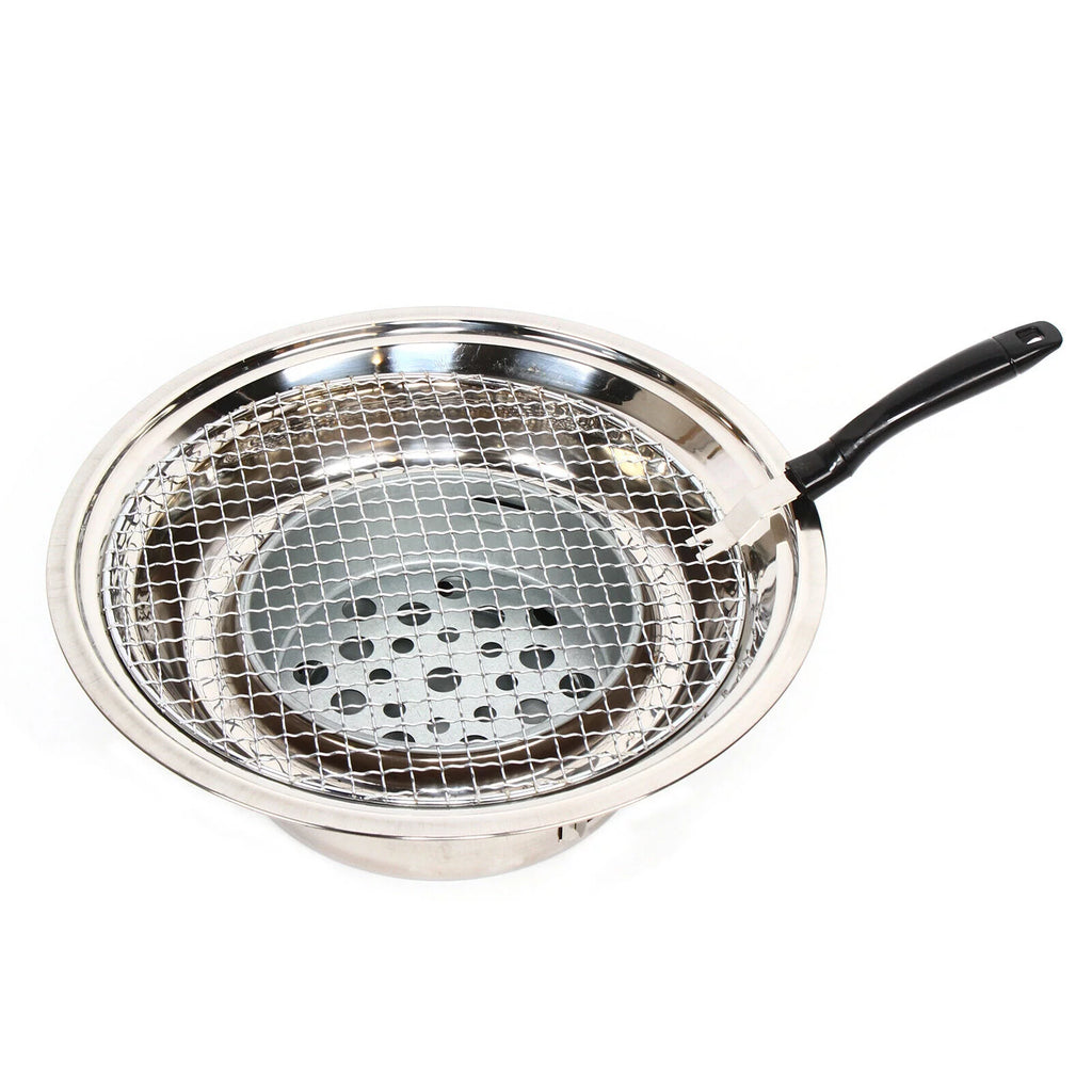 Portable Round Charcoal BBQ Grill B46378