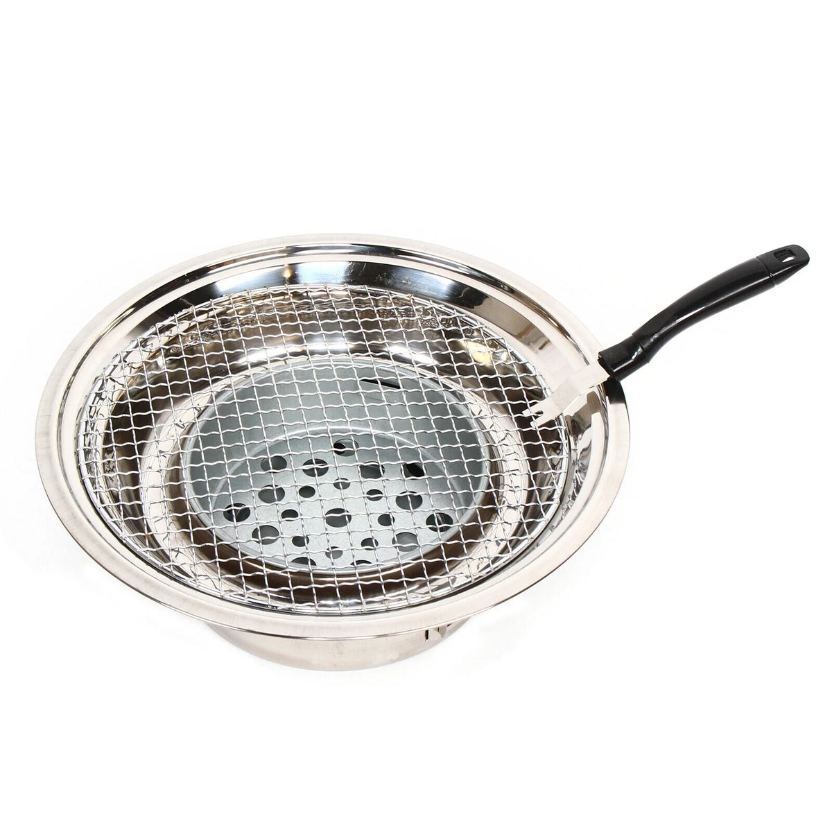 Portable Round Charcoal BBQ Grill B46378