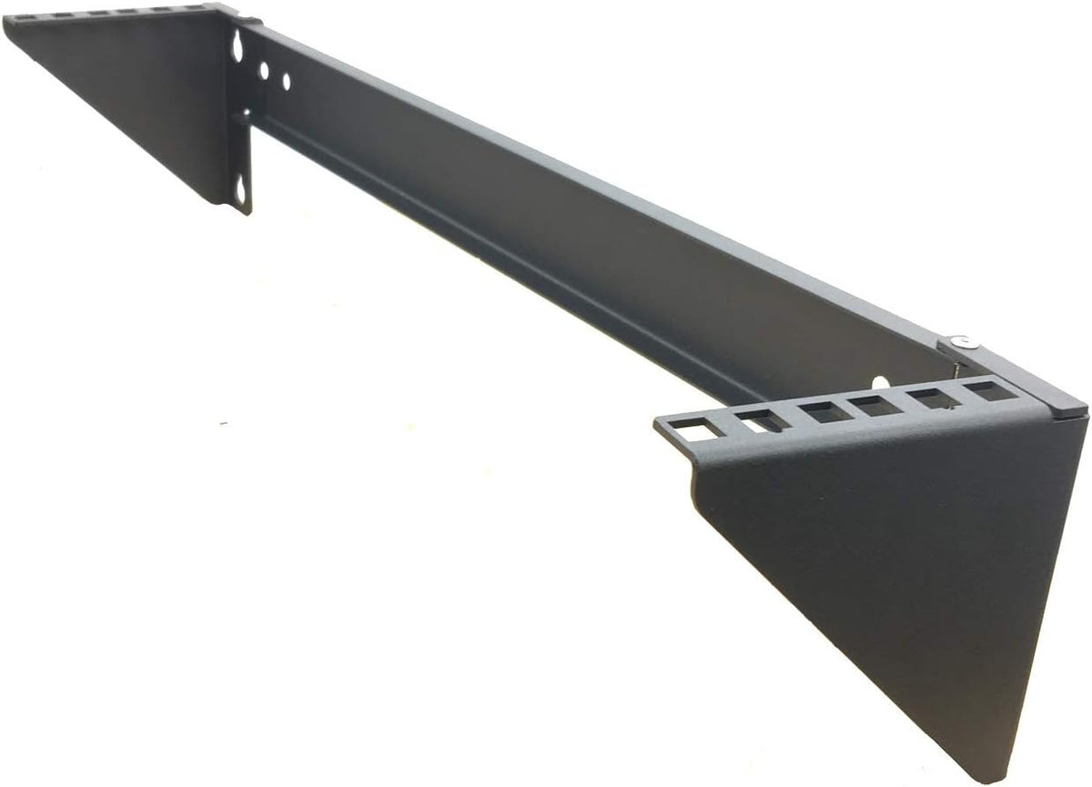 2U Folding 19 Inches Cold Rolled Steel Wall Mountable Vertical Rack Pack of 2 C880651