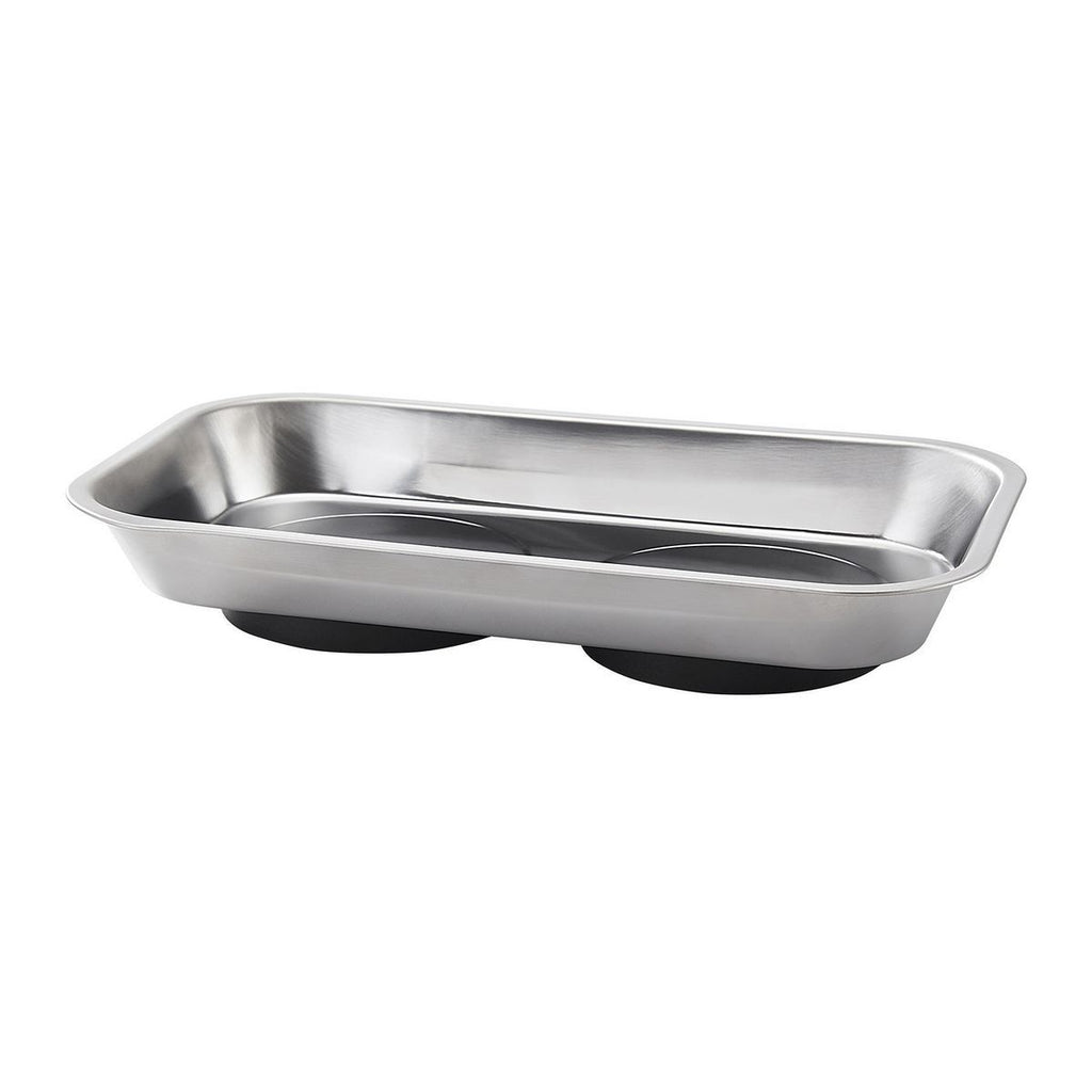9-1/2 in. x 5-1/2 in. Magnetic Stainless Steel Parts Tray M90774