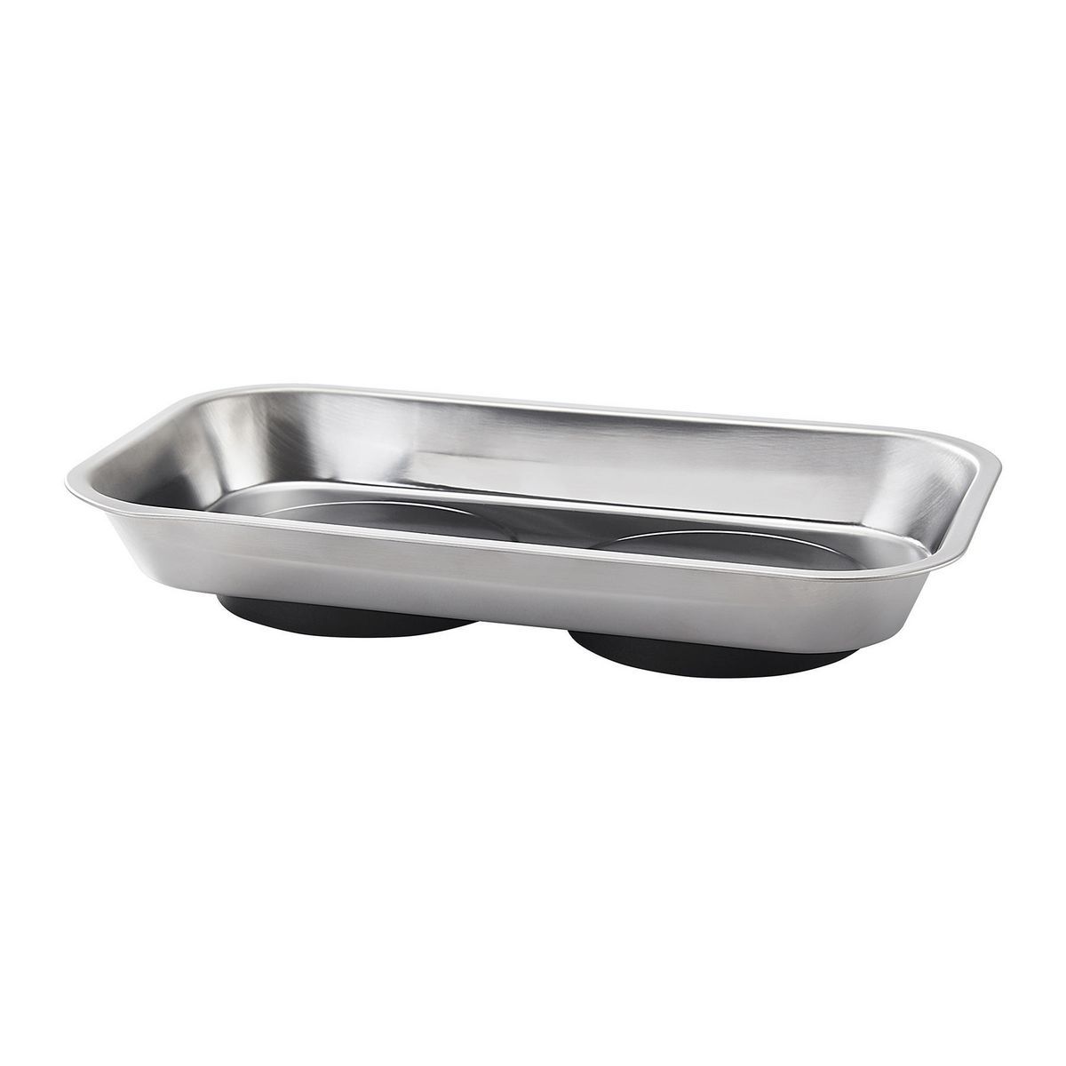 9-1/2 in. x 5-1/2 in. Magnetic Stainless Steel Parts Tray M90774