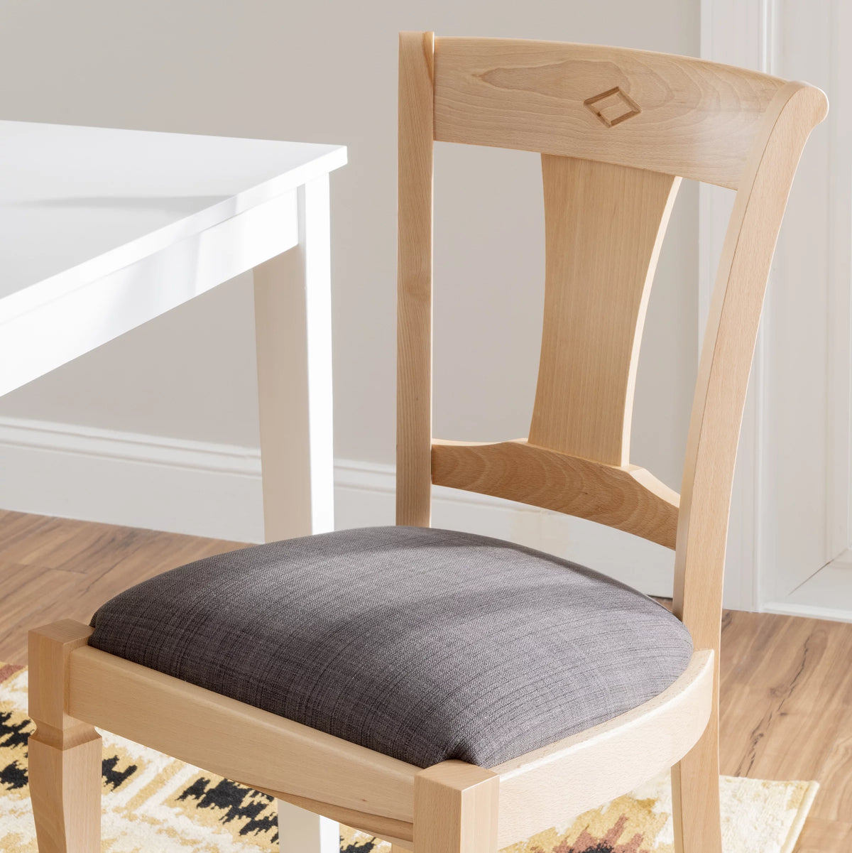 Dining Side Chair Set of 2 Natural C115322