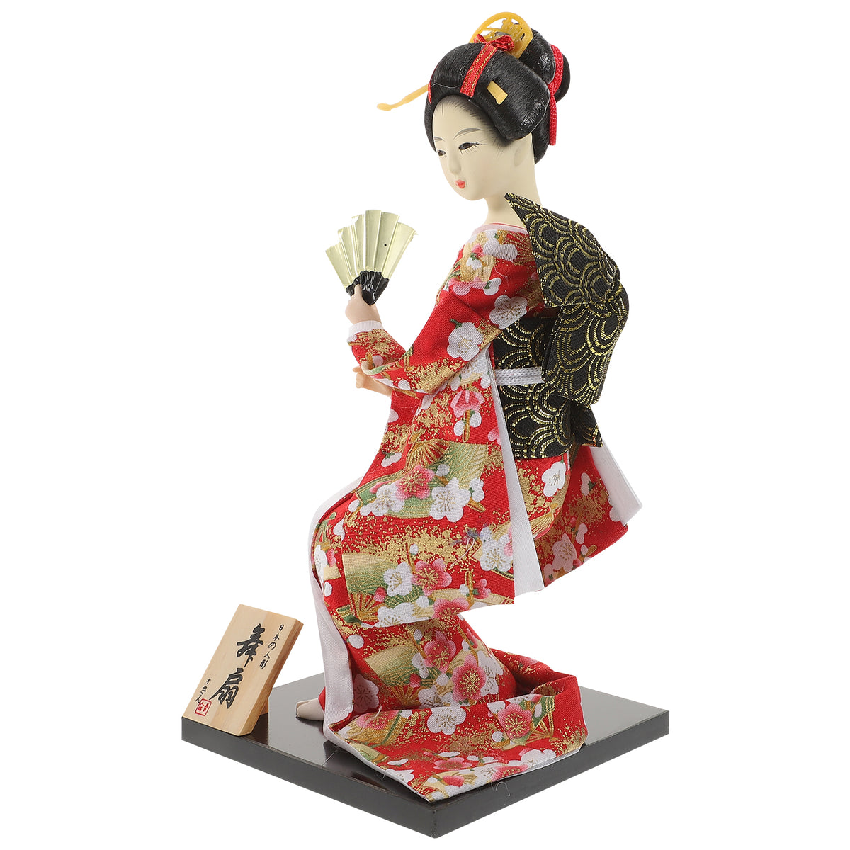 Japanese Kimono Geisha Doll Figurine Porcelain Sculpture P171