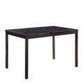 Black Metal Base Dining Room Table D196