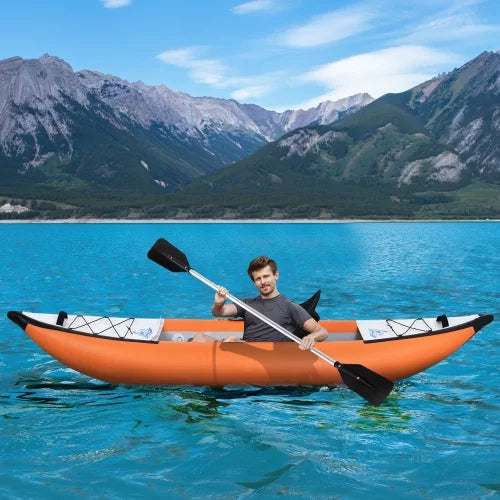 Foldable Inflatable 2 Person Kayak Set with Paddle & Air Pump Z154404