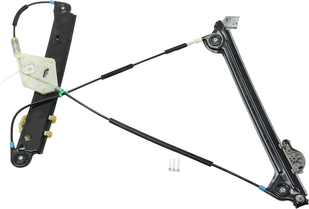 Front Window Regulator Power Convertible Coupe Driver Side Pack of 2 Q86885