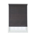 Walnut Faux Wood Cordless Horizontal Blinds Z39355