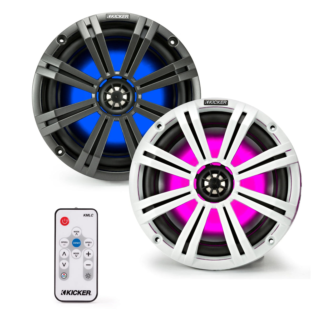 8 Inch Marine Speaker with LED Remote D89336