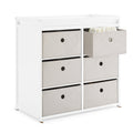 Changing Table with Fabric Bins K712