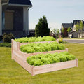 3 Tier Cedar Wood Vertical Garden X996743