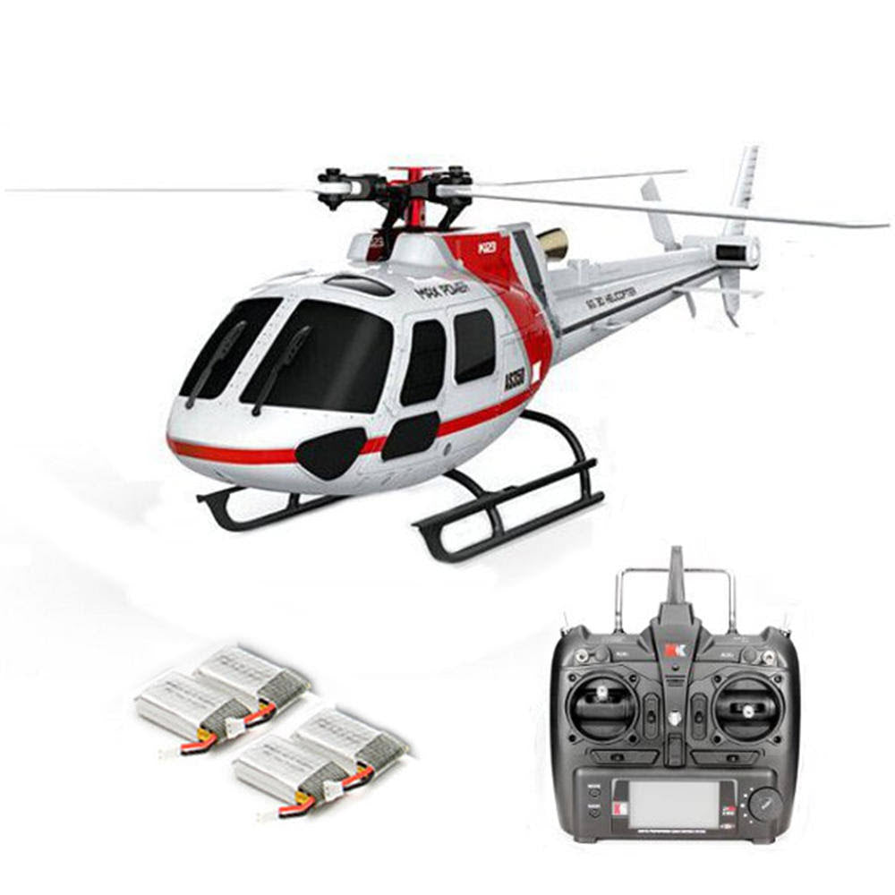6CH Brushless RC Helicopter with 4pcs 500mAh Lipo Battery K88330