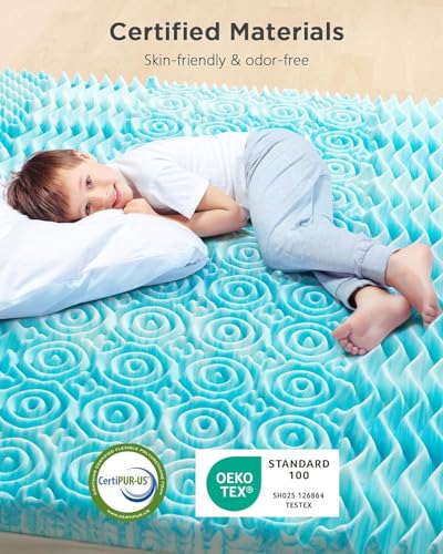 3 Inch 7-Zone Queen Memory Foam Mattress Topper G3799