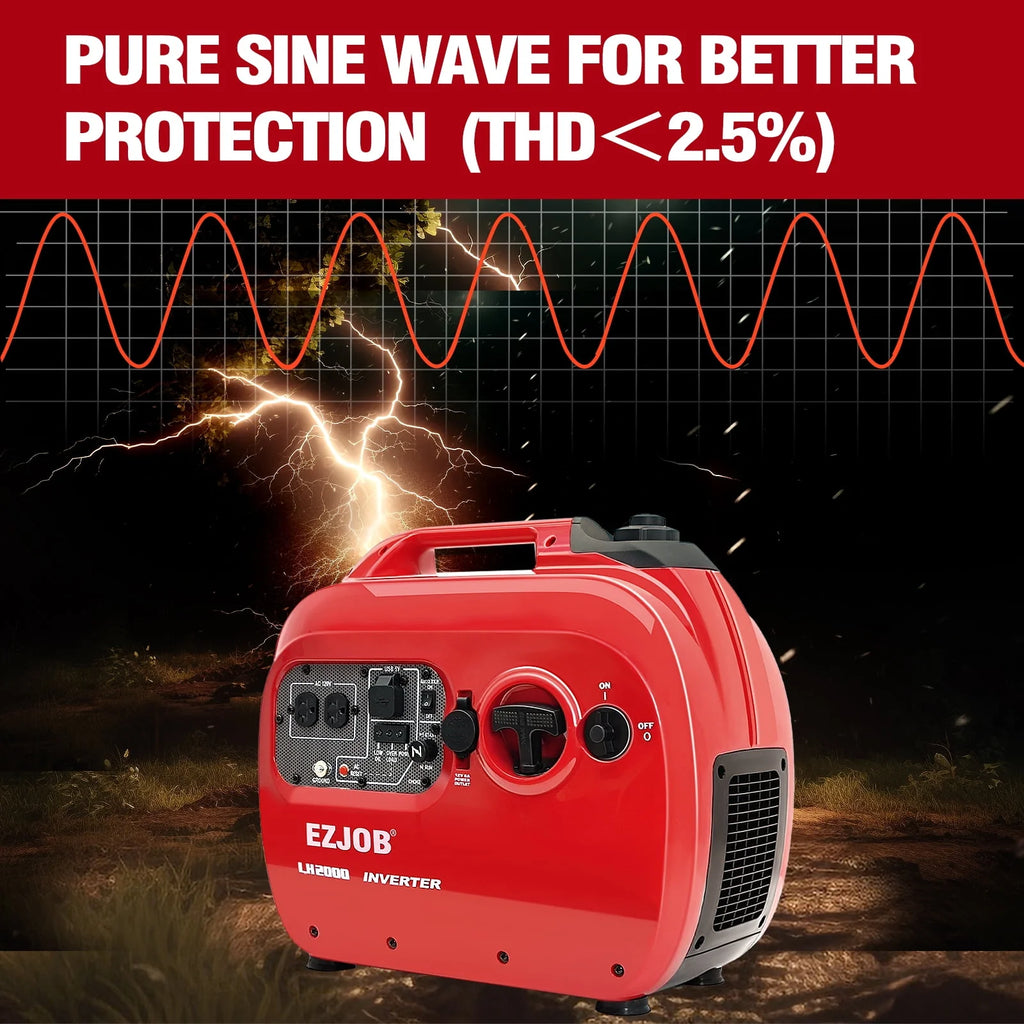 4500W Portable Inverter Gas Generator V174010