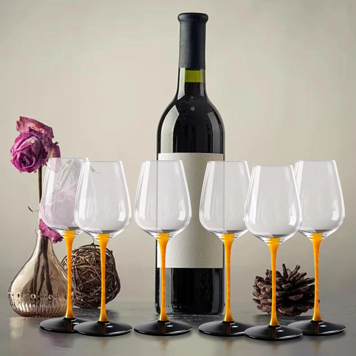 Red Wine Glass Goblet Stemware H3092