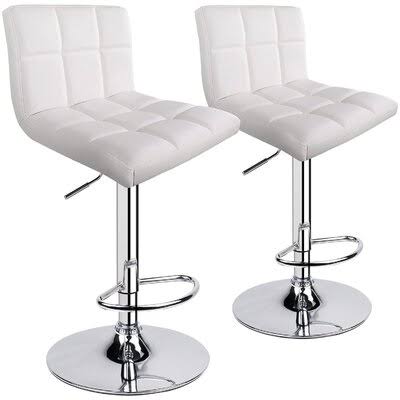 White Back Bar Stool A75724
