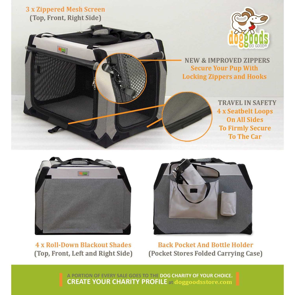 Foldable Travel Dog Crate U7546
