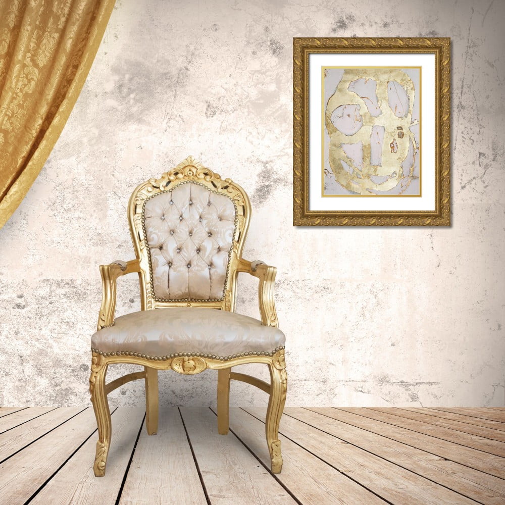 Gold Ornate Wood Framed Art Print O9621