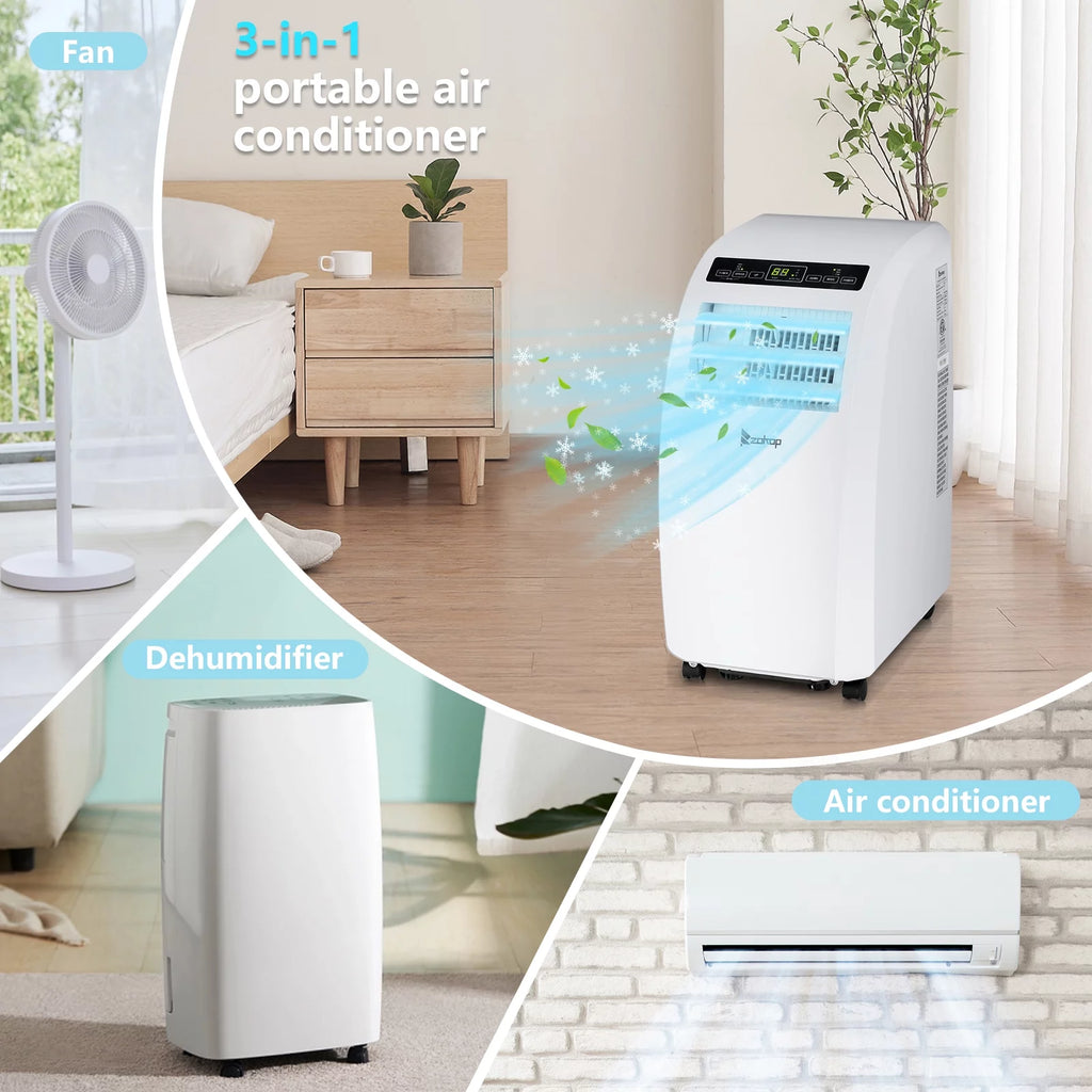 White Portable Air Conditioner Z896185