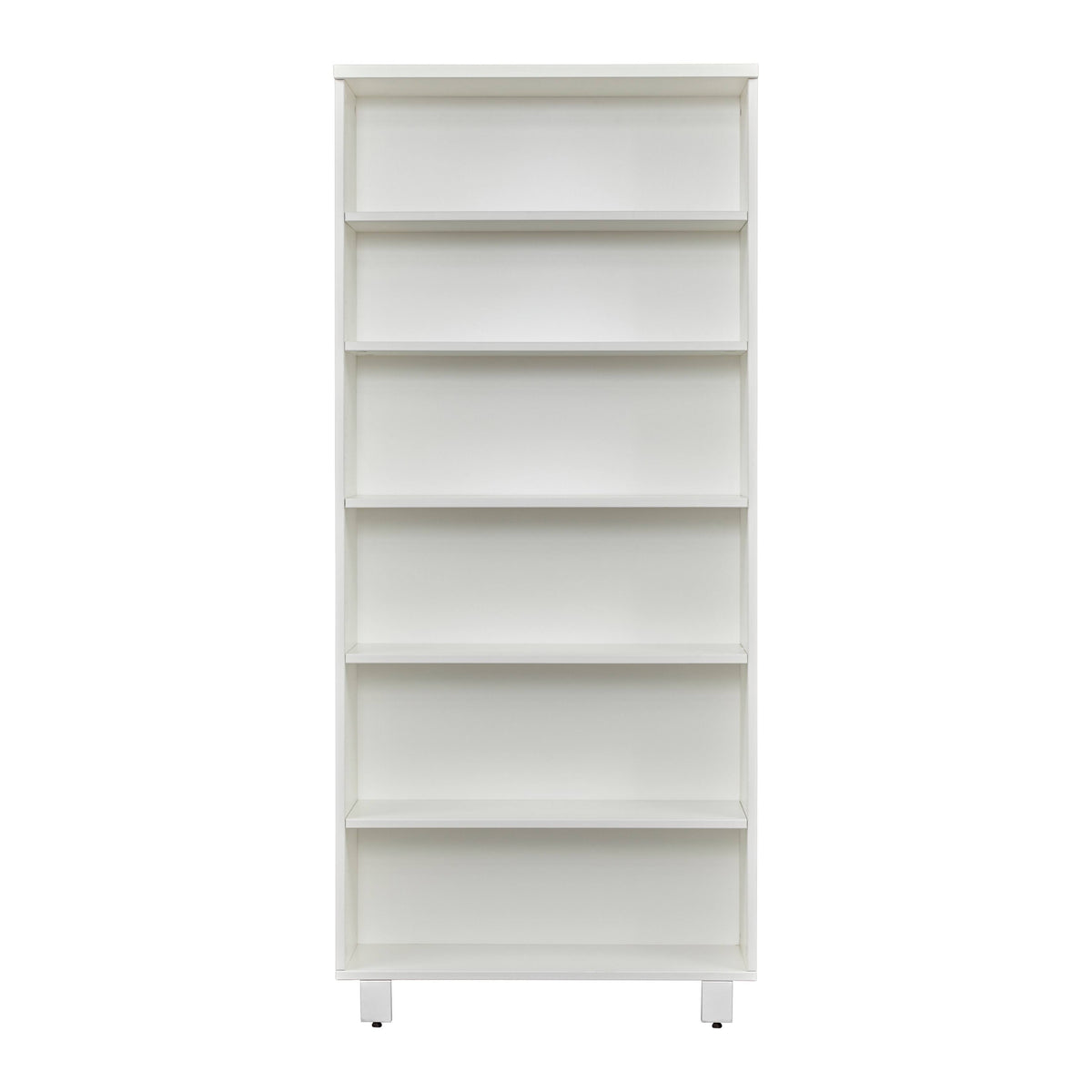 Contemporary Bookcase with 6 Shelves in Gray B952951