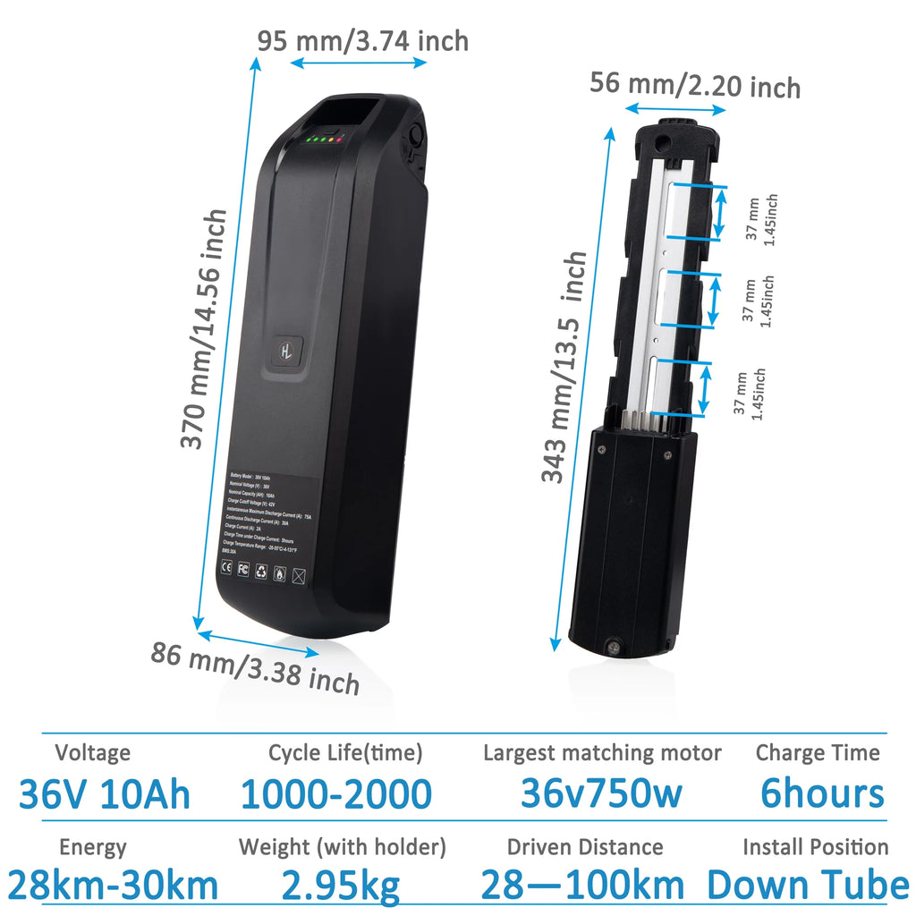48V 20AH Lithium Ebike Battery with Charger S979932
