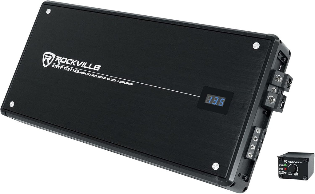 1400w Peak Mono Car Amplifier with Remote X474831