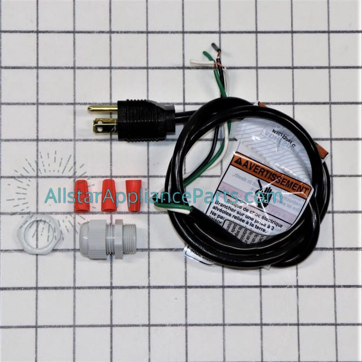 Range Vent Hood Power Cord S523