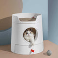 XL 2-in-1 Cat Litter Box with Scratch Basin F18545