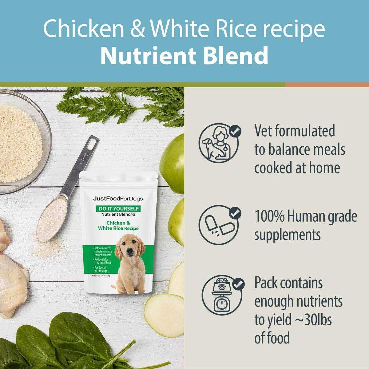 DIY Nutrient Blend Dog Food P143272