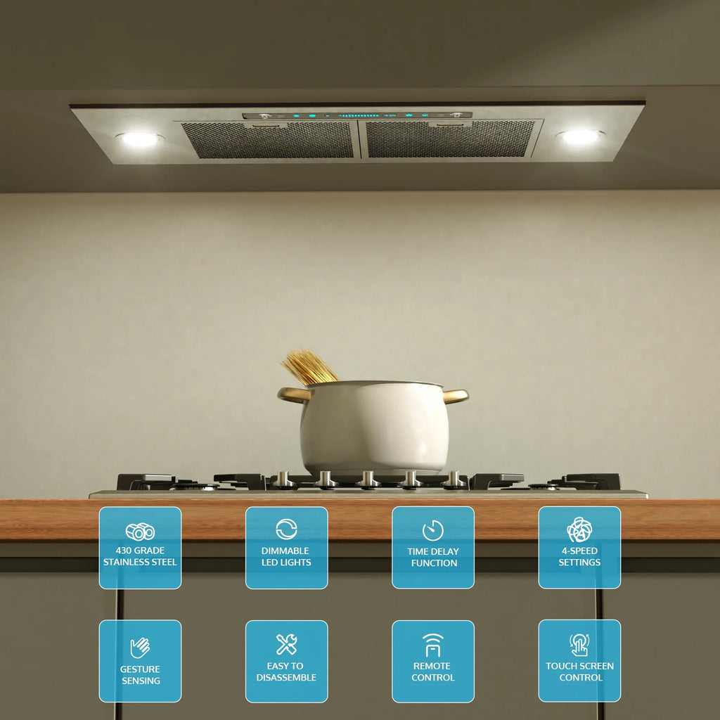 30 Inch 900 CFM Stainless Steel Insert Range Hood O807