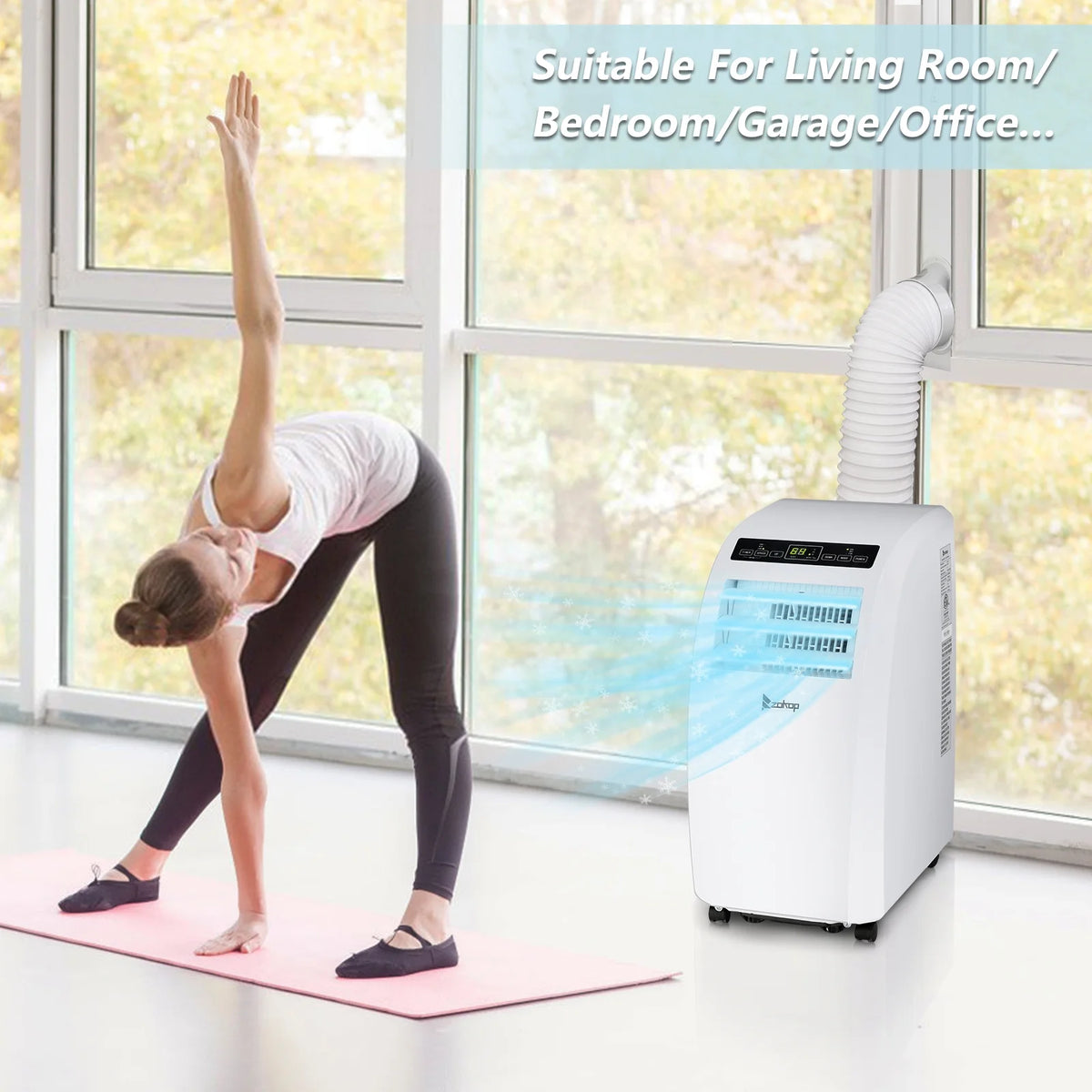 White Portable Air Conditioner Z896185