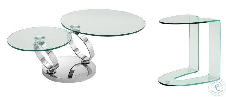 High Polished Stainless Steel Base Coffee Table X279900