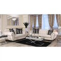 Beige Fabric 2-Piece Sofa Set G594