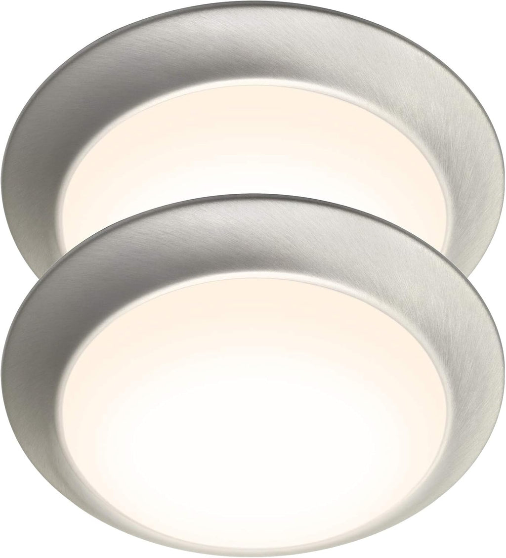 LED Flush Mount Ceiling Light, 11 Inch Dimmable 22.5W 1550 Lumen, Aluminum Housing, 2-Pack I754