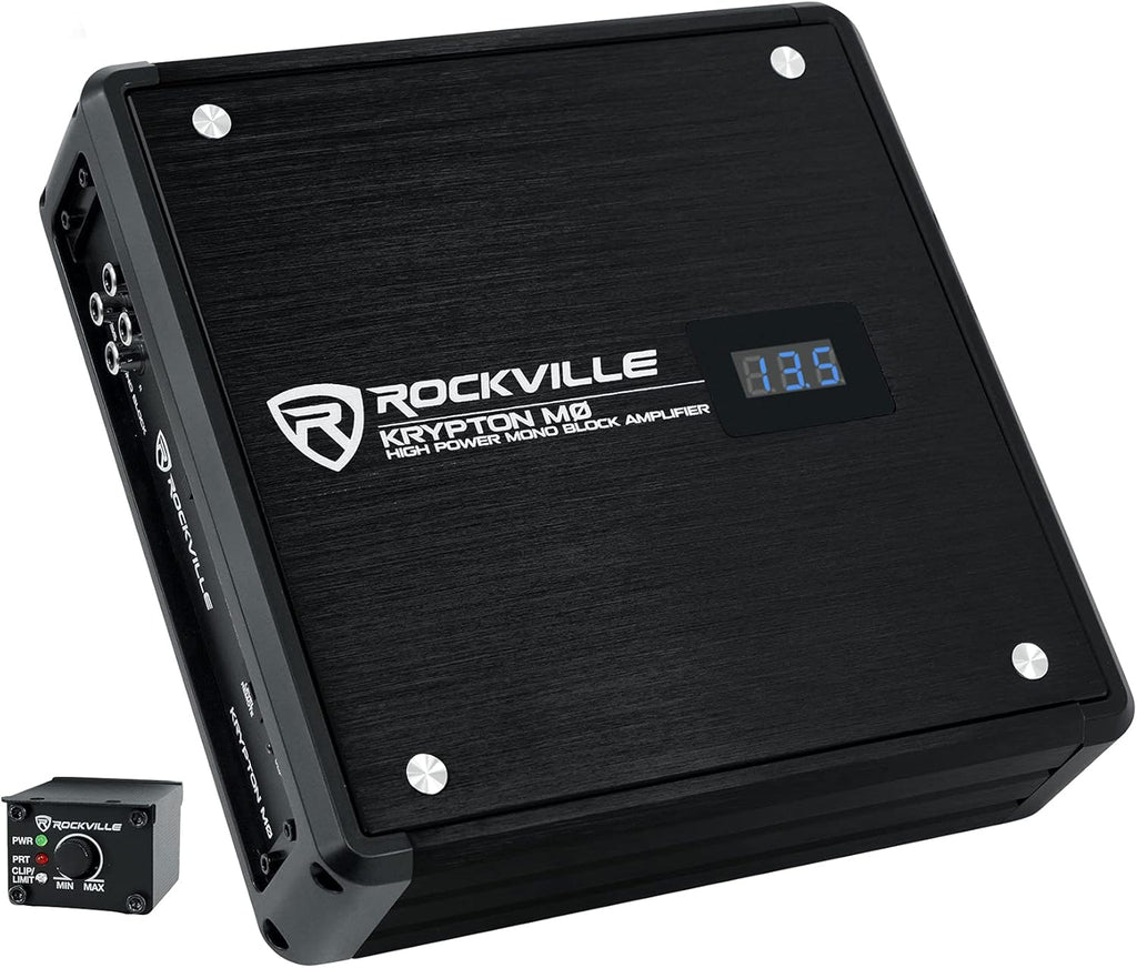 1400w Peak Mono Car Amplifier with Remote X474831