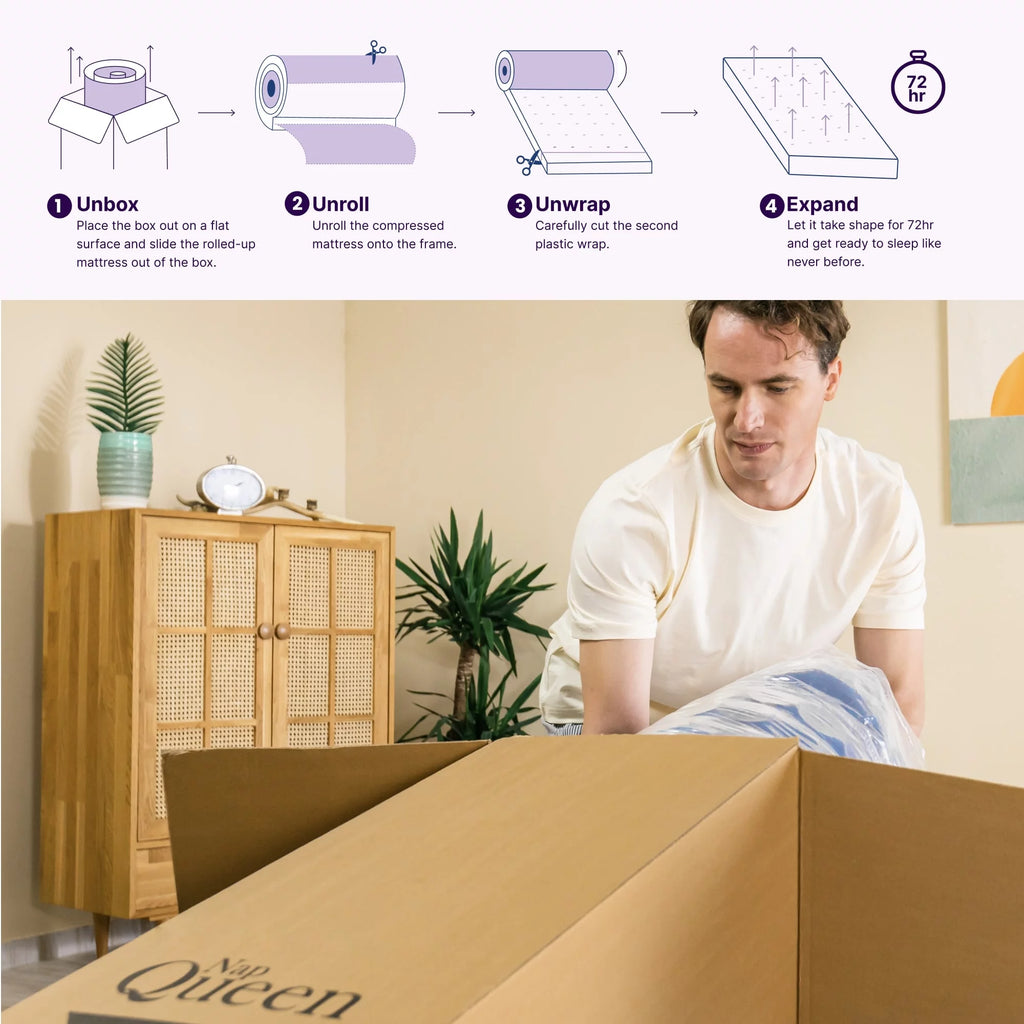 Queen Size Hybrid Memory Foam Pocket Spring Mattress J82296