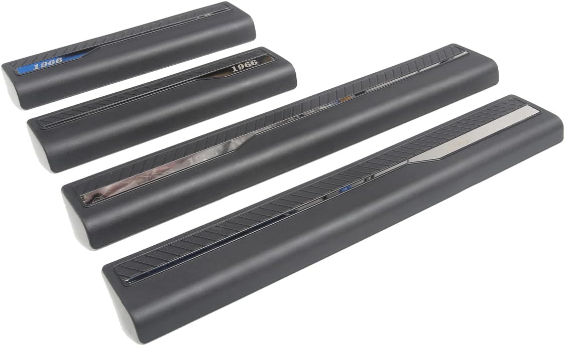 Door Sill Guards Entry Sill Plate Protection 4Pcs/Set ABS Plastic Pack of 2 L43626