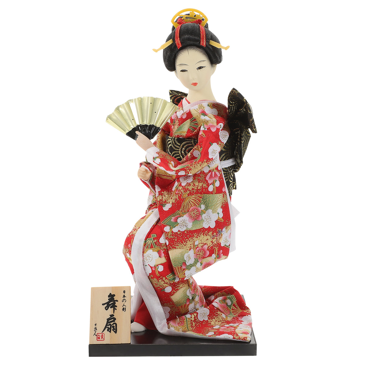 Japanese Kimono Geisha Doll Figurine Porcelain Sculpture P171
